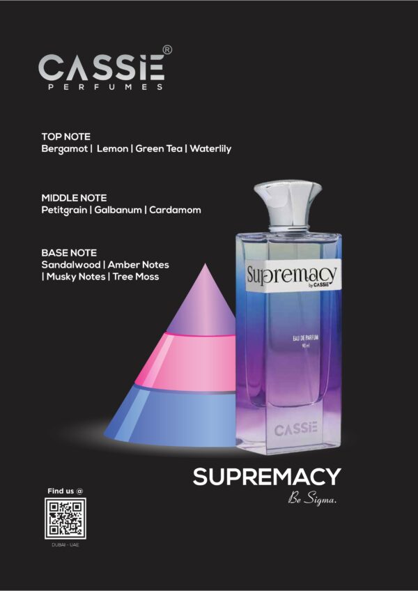 supremacy – luxury men’s perfume 90ml | cassie perfumes