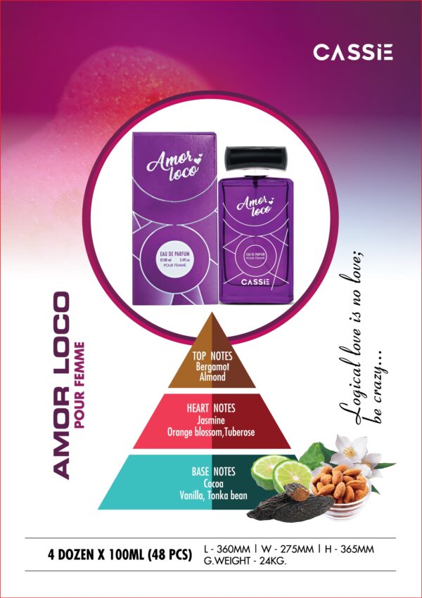 amor loco eau de parfum for women (30ml & 100ml) – cassie perfumes